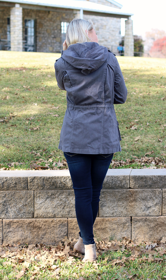 January 2017 Stitch Fix Review- Chapleen Cargo Jacket by Tinsel | 88.00 