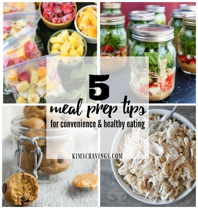 5 meal prep tips that not only save time in the long run, but also keep you in check with your healthy eating goals.