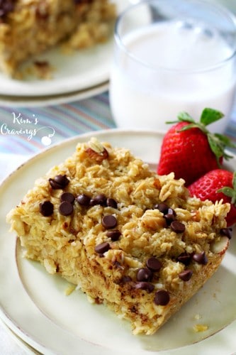 Healthy almond joy baked oatmeal is a fun spin on traditional oatmeal- made with nourishing ingredients, but tastes like your favorite candy bar!