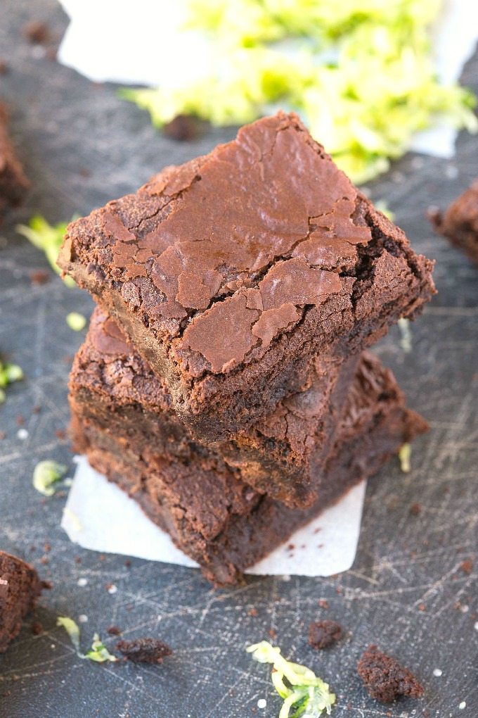 These healthy 5 Ingredient zucchini breakfast brownies are designed specifically for the best meal of the day! Made with no flour, grains, granulated sugar or butter, these moist, gooey and satisfying brownies are naturally gluten free, vegan, paleo and refined sugar free! 