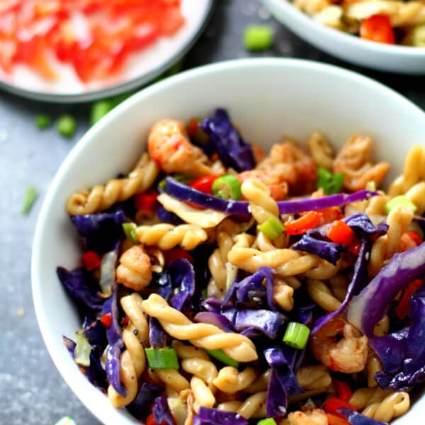 This Lo Mein recipe makes a quick and easy meal or filling side dish! A take-out favorite, this quick lo mein pasta recipe is even better at home!