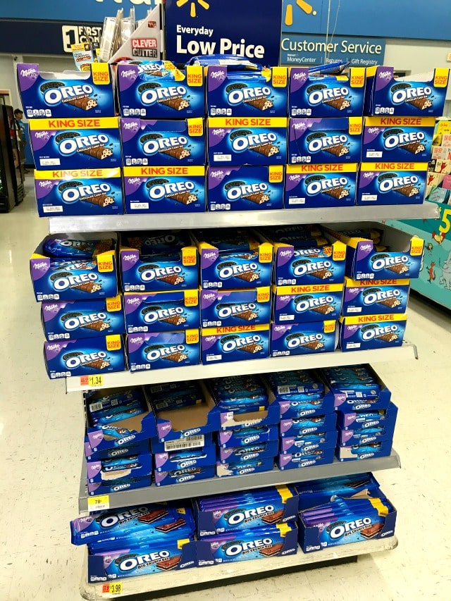 MILKA OREO at the front of the store