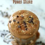 Thick, creamy and packed with protein, this caffè mocha power shake will give you all-day energy.