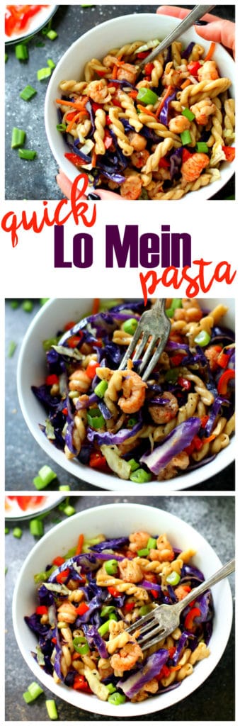 The easiest lo mein you will ever make in 15 min from start to finish. And it’s so much quicker, tastier and healthier than take-out!