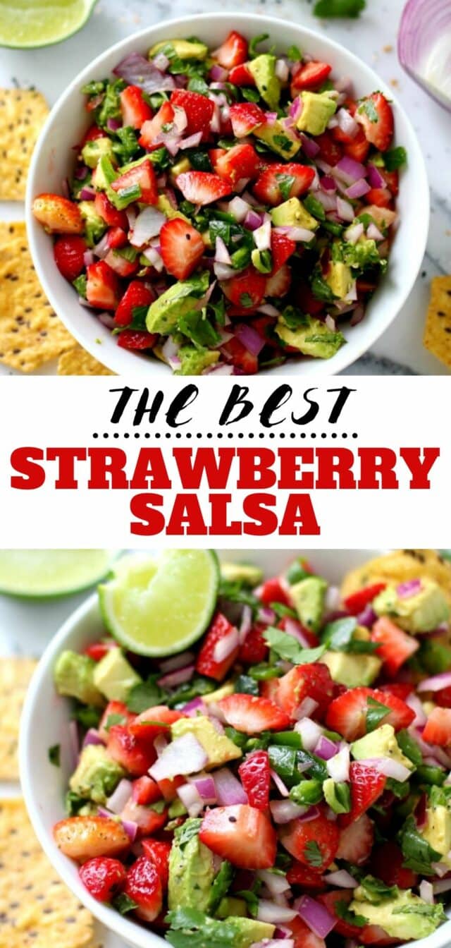 how to make strawberry salsa