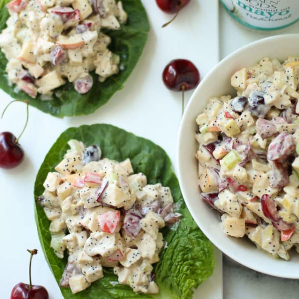 A new twist on classic chicken salad, this Ultimate Cherry Chicken Summer Salad is a light, fresh, delicious meal that is so easy to throw together!