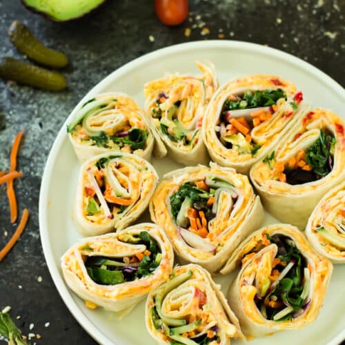Pimiento Cheese Pinwheel Bites - Kim's Cravings