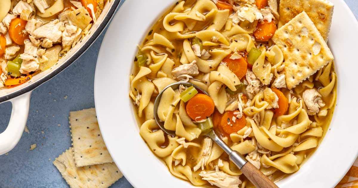 Easy Chicken Noodle Soup - Kim's Cravings