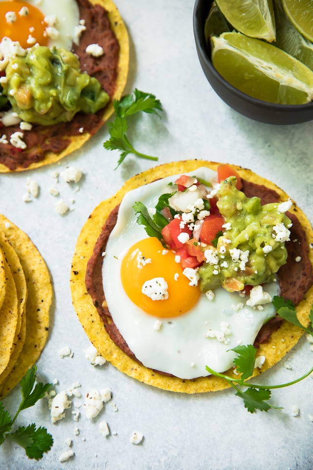These Black Bean Hummus Breakfast Tostadas will surely make all of your morning meal dreams come true! Bursting with fresh flavor and texture, this deliciousness will fuel you through the day!