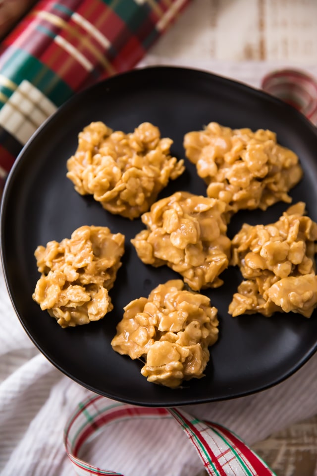 Grandma's Special K No Bake Cookies are absolutely addictive, with an irresistible mix of crunchy cereal flakes, sweet sugar with salty peanut butter!