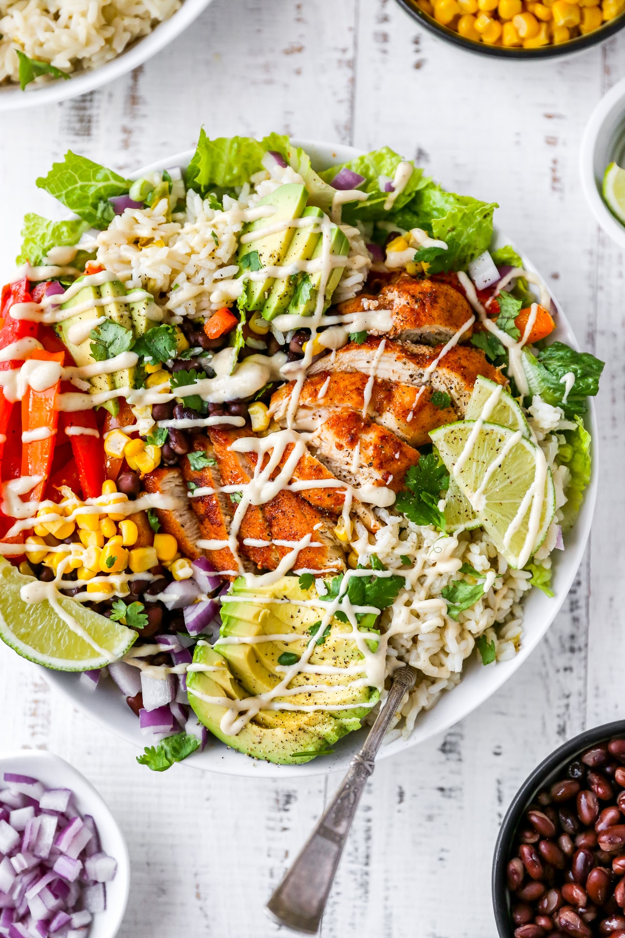 Naked Chicken Burrito Bowl Meal Prep