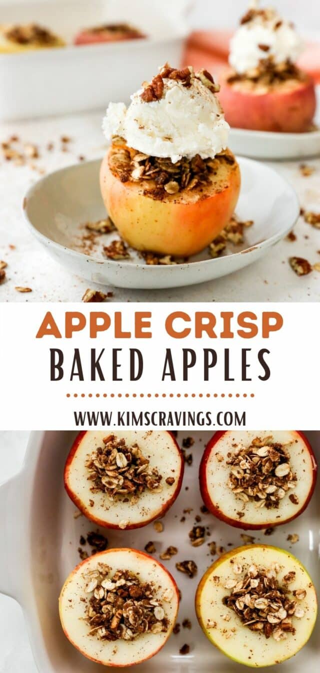 Apple Crisp Baked Apples