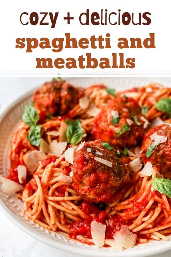 Italian spaghetti and meatballs