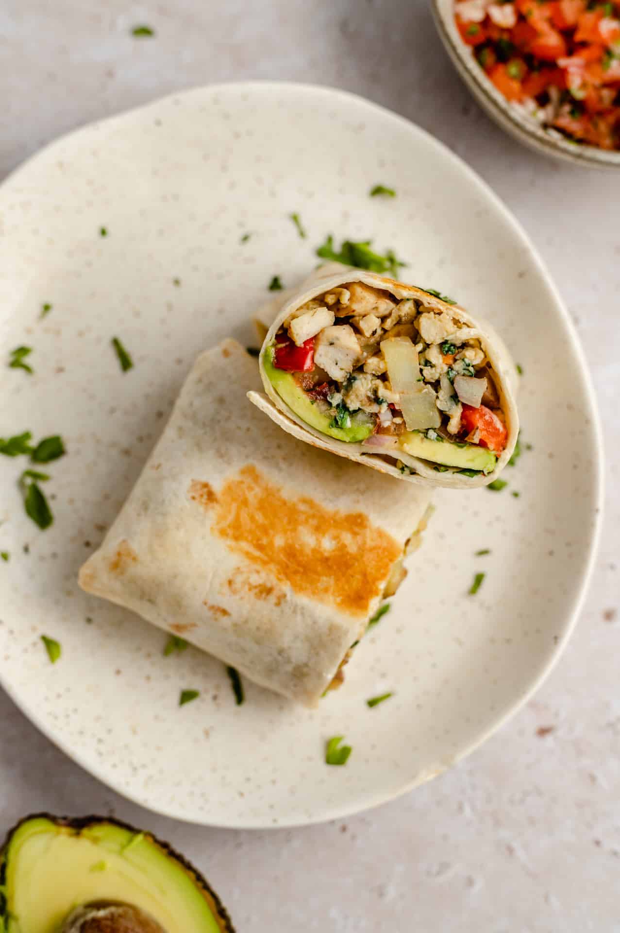 Protein Packed Breakfast Egg Wrap
