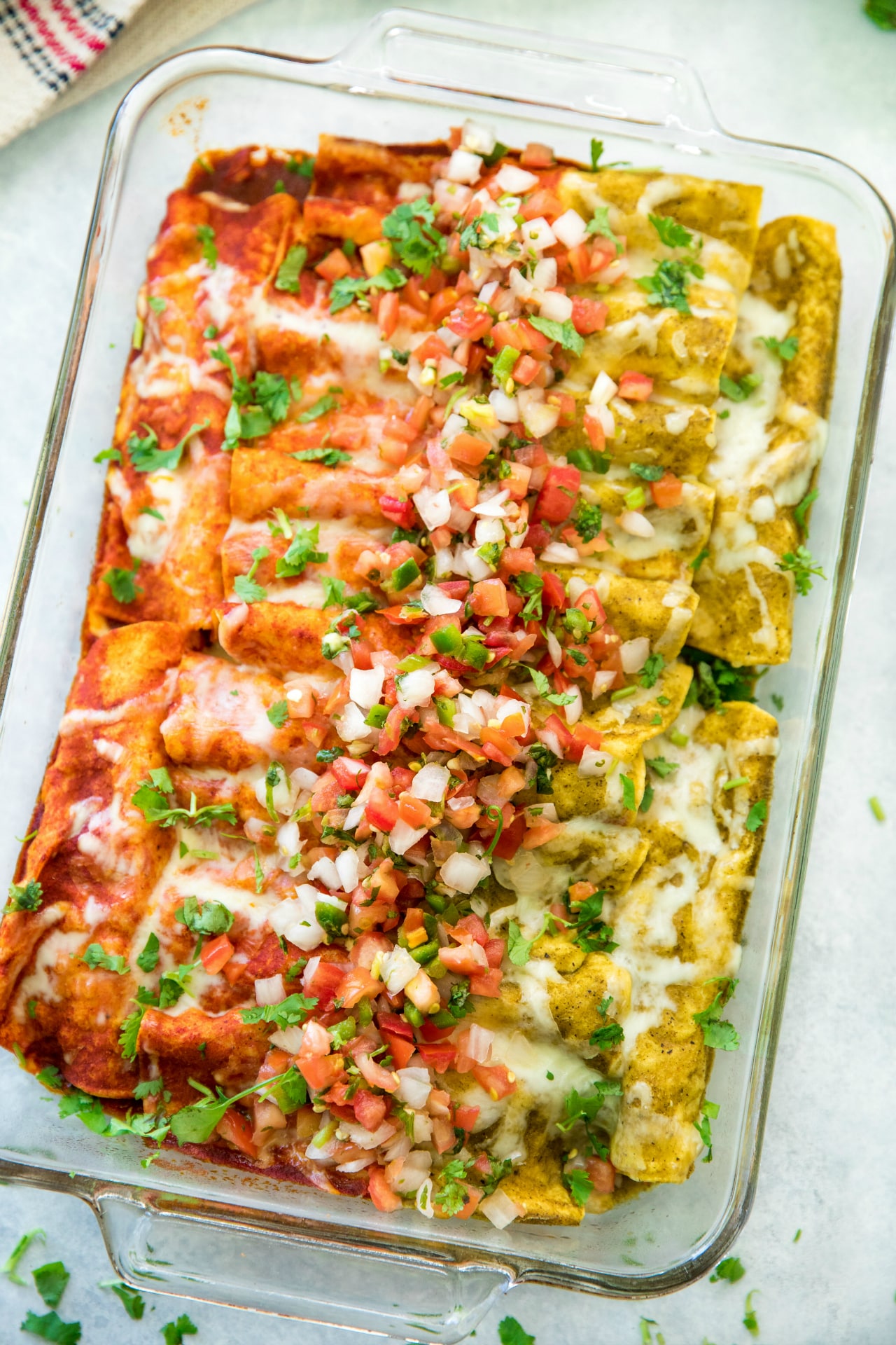 Fast & Easy Chicken Enchiladas - Kim's Cravings