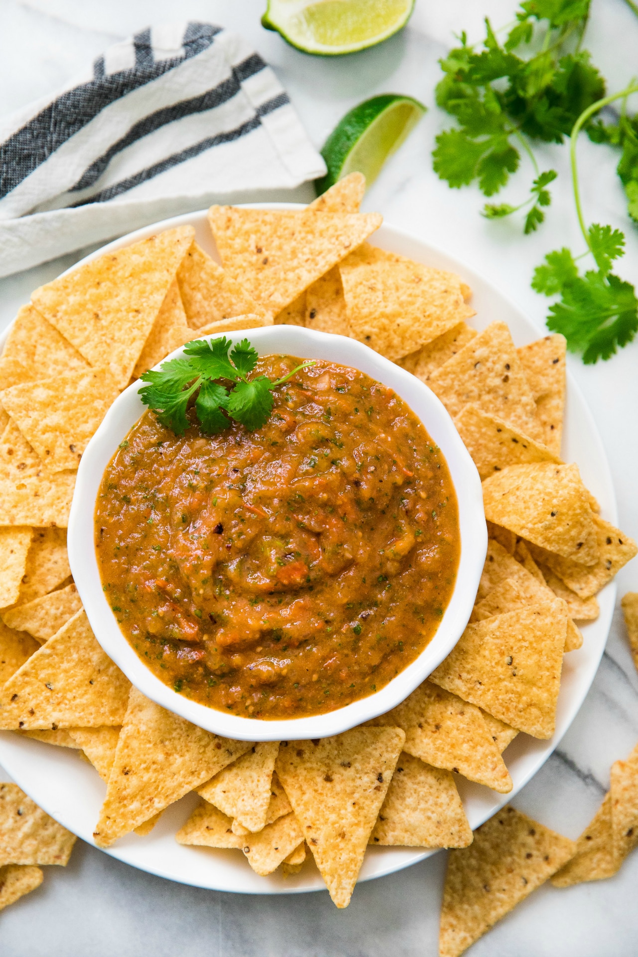 The Best Fire Roasted Salsa Kim S Cravings