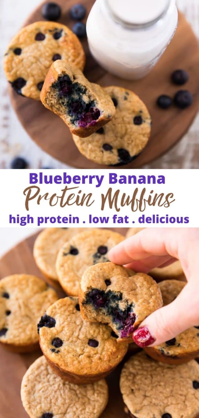 how to make blueberry protein muffins