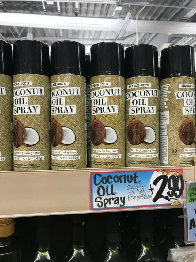 Coconut Oil Spray from Trader Joe's