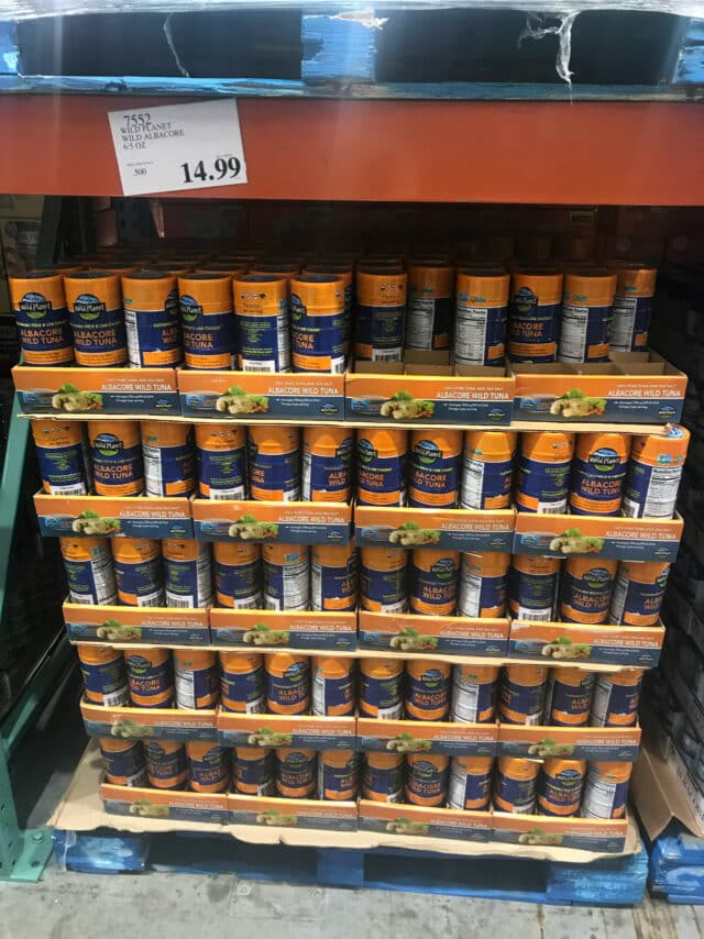canned tuna at Costco