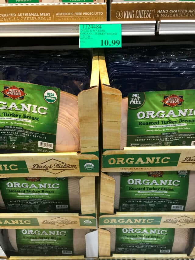 Organic Whole30 deli meat from Costco