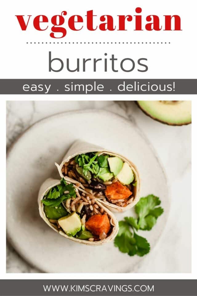 how to make healthy vegetarian burritos