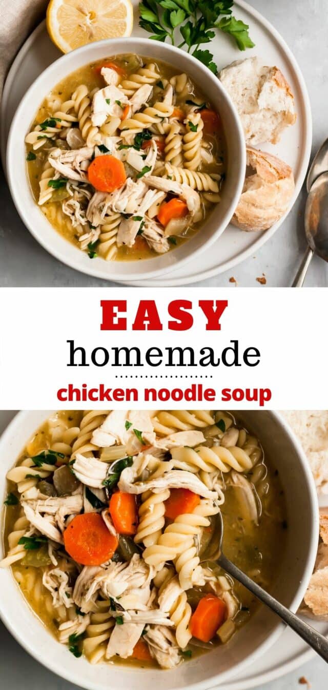 how to make easy chicken noodle soup