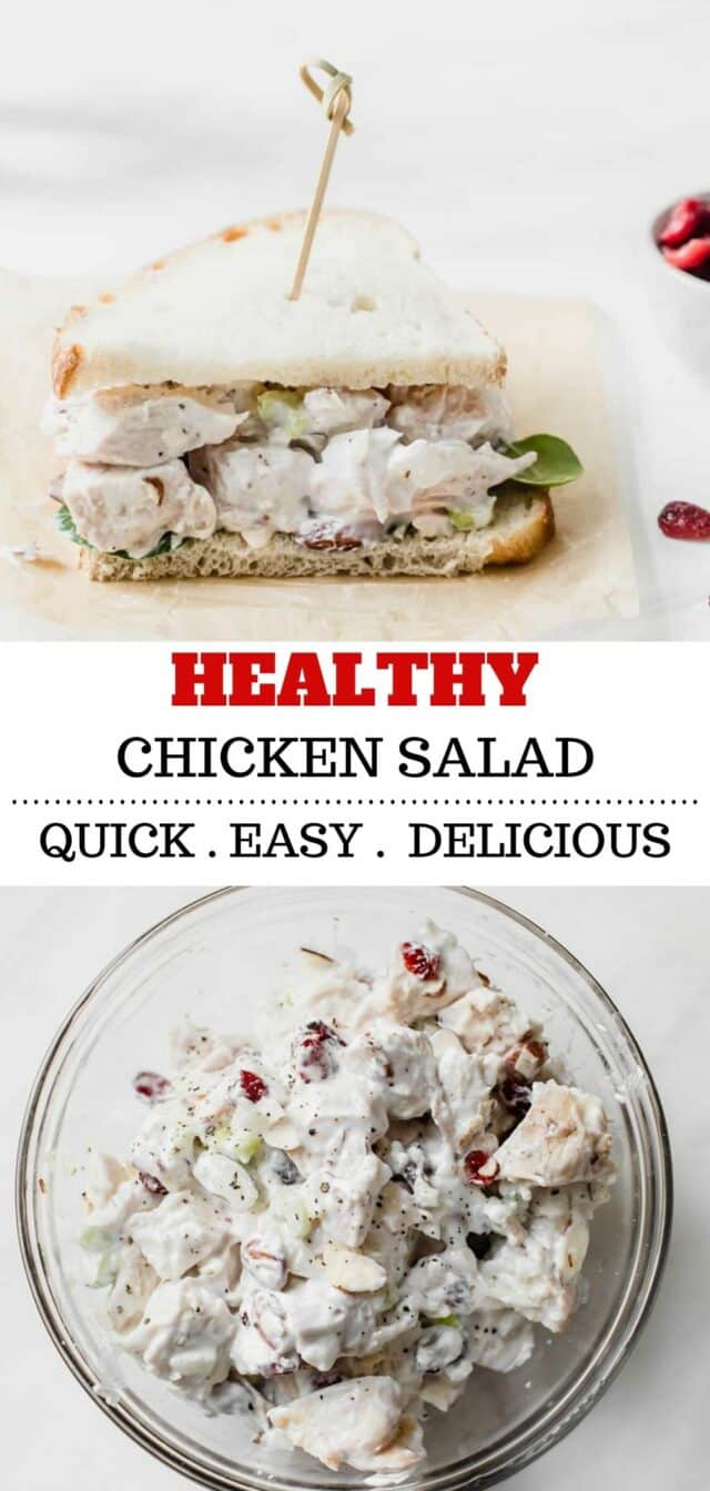 Healthy Chicken Salad with Greek Yogurt
