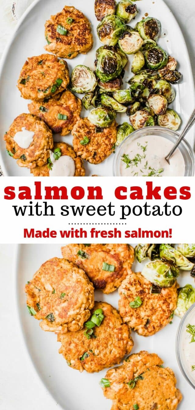 how to make salmon patties with a creamy dill sauce