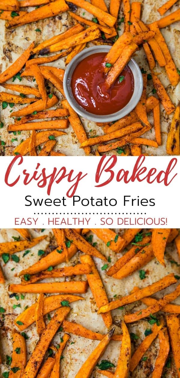 how to make crispy baked sweet potato fries