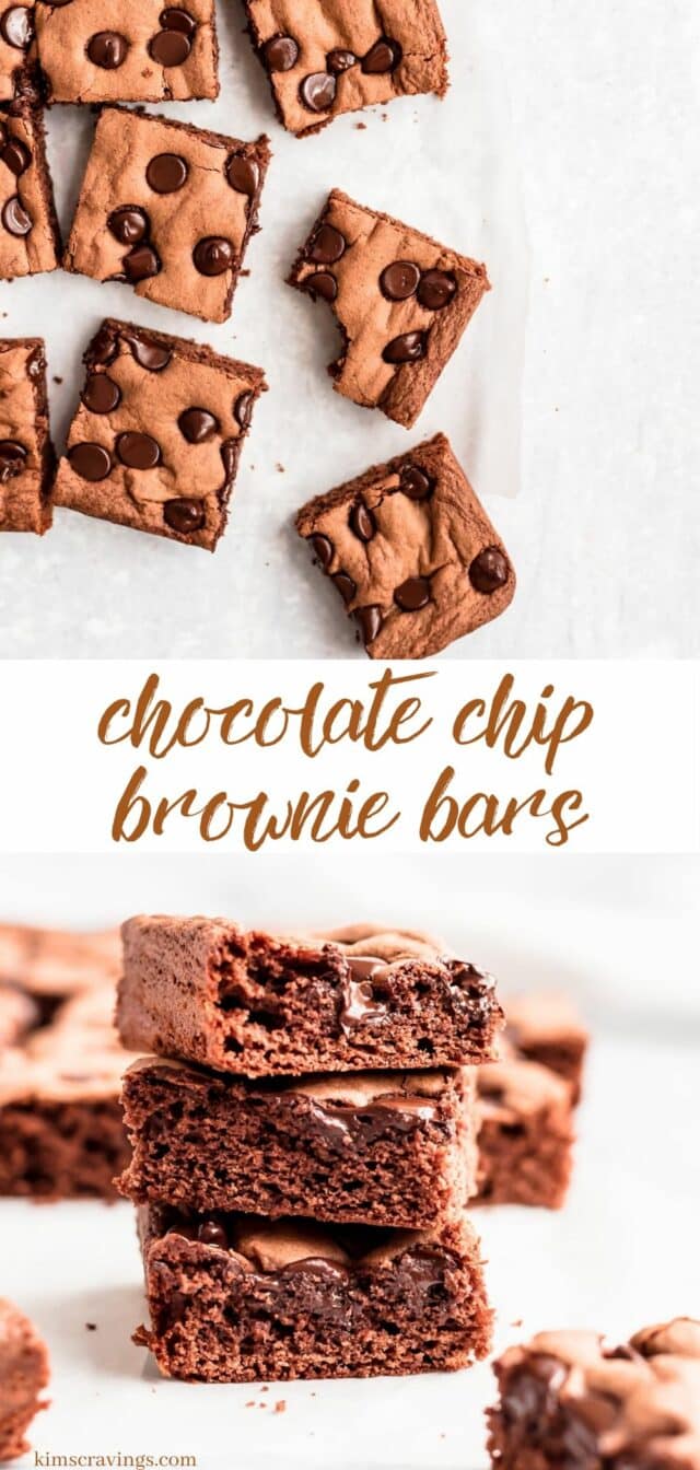 how to make chocolate chip brownies
