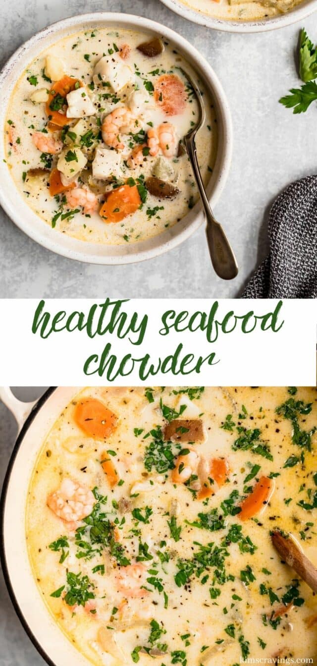 how to make a healthy seafood chowder