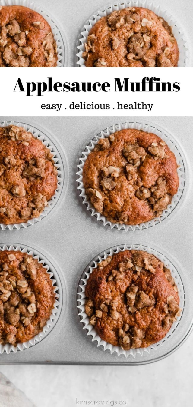 applesauce muffins in muffin pan