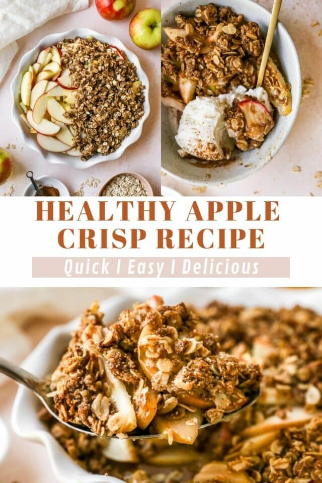 how to make a healthy apple crisp