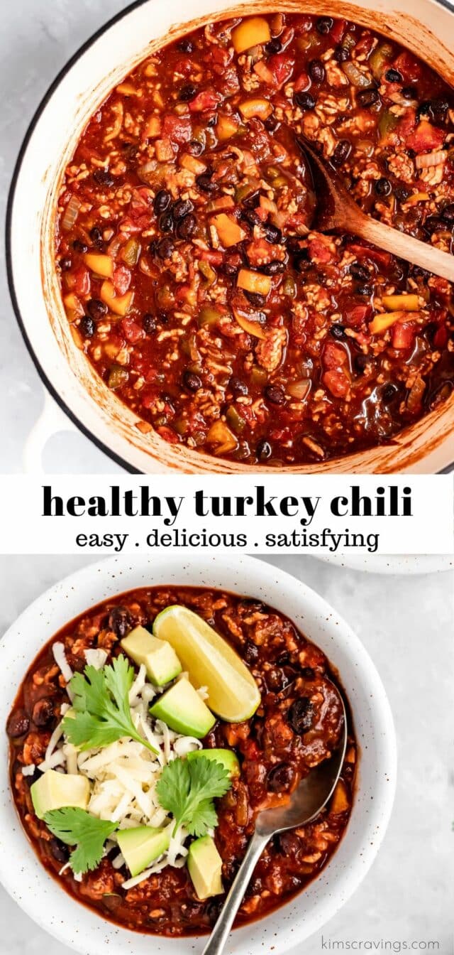 how to make healthy turkey chili