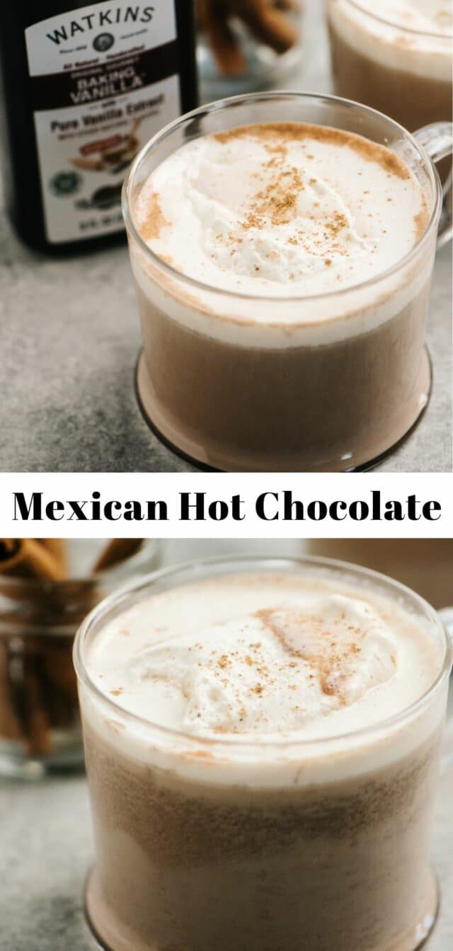 The difference between Mexican hot chocolate and regular hot chocolate