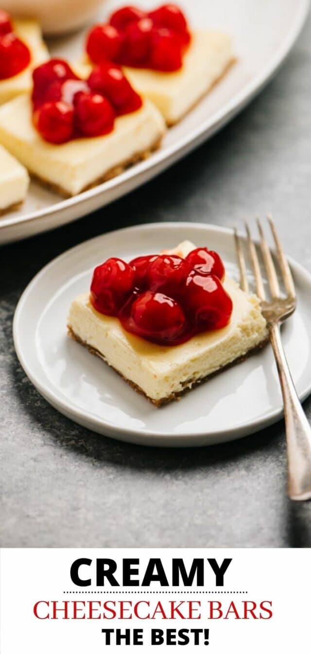best cherry cheesecake bars