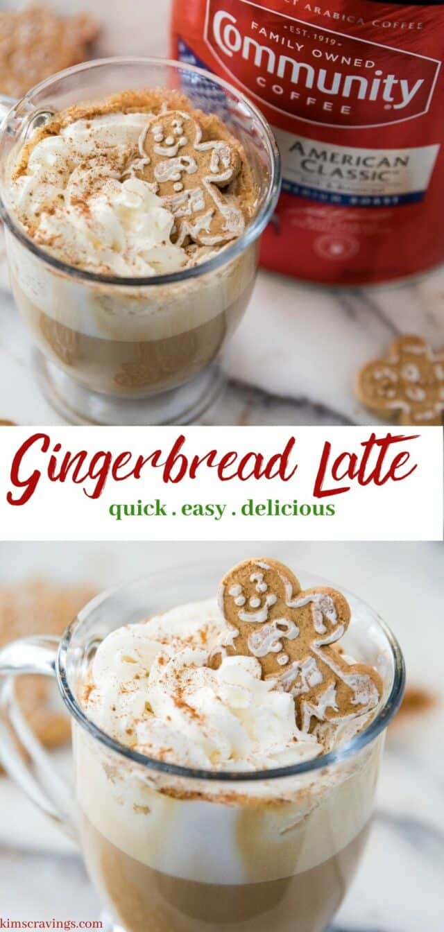 how to make a homemade gingerbread latte from scratch