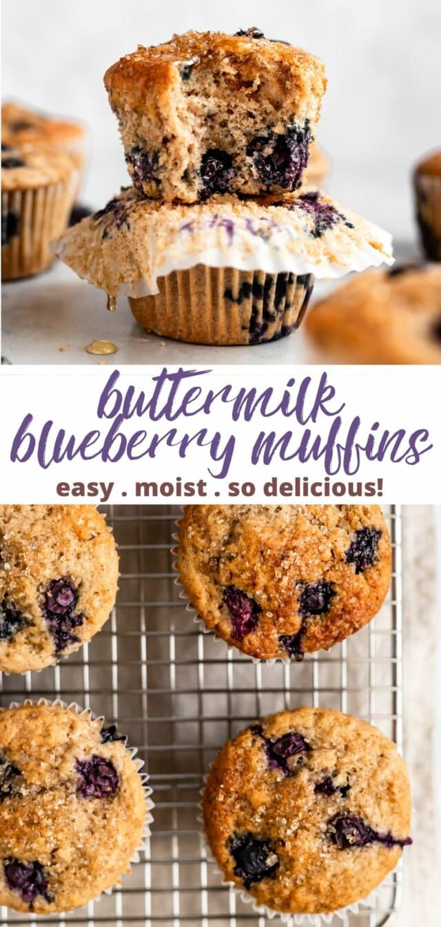 how to make buttermilk blueberry muffins