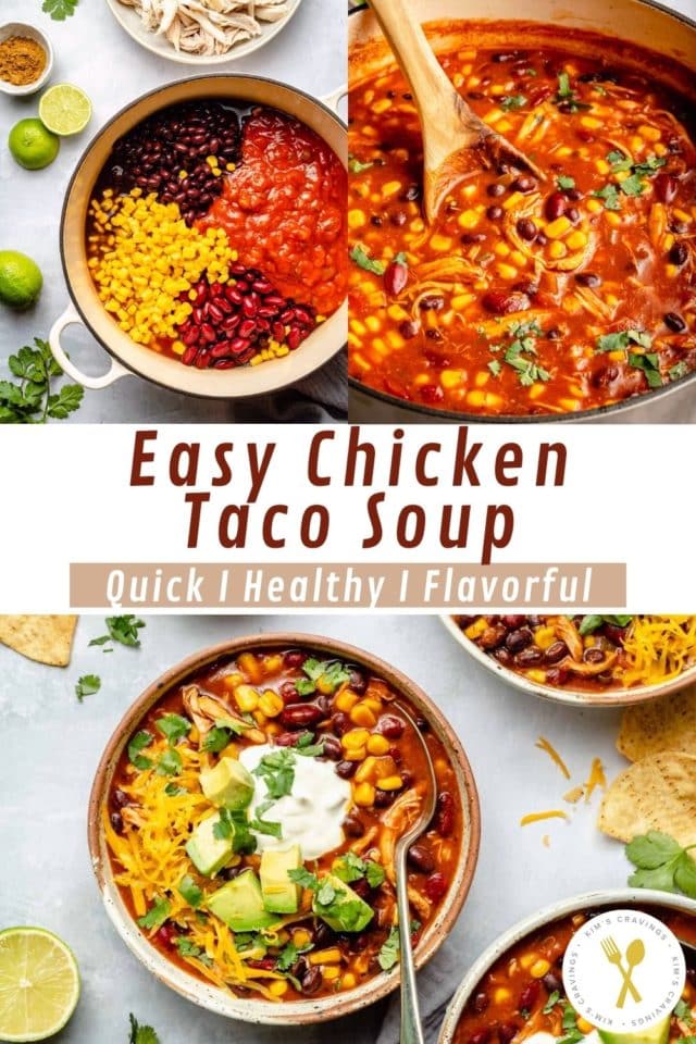 Chicken Taco Soup - Kim's Cravings