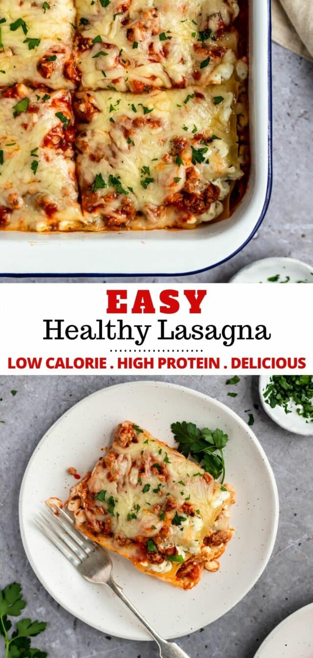 how to make an easy healthy lasagna
