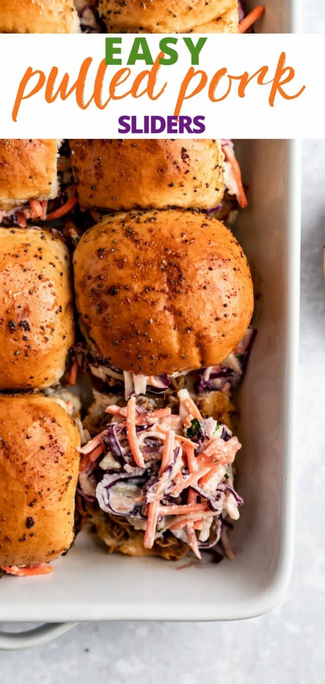 how to make sliders with pulled pork and coleslaw