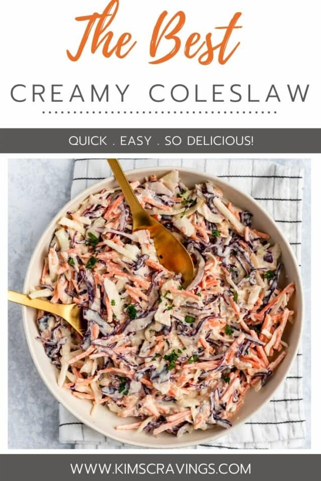 how to make creamy coleslaw