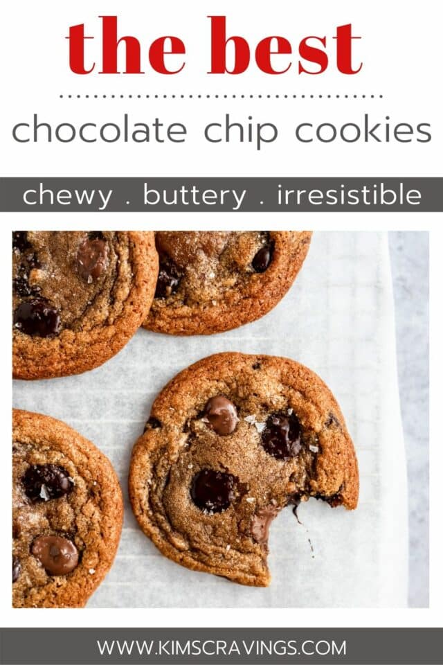 chewy and buttery chocolate chip cookies