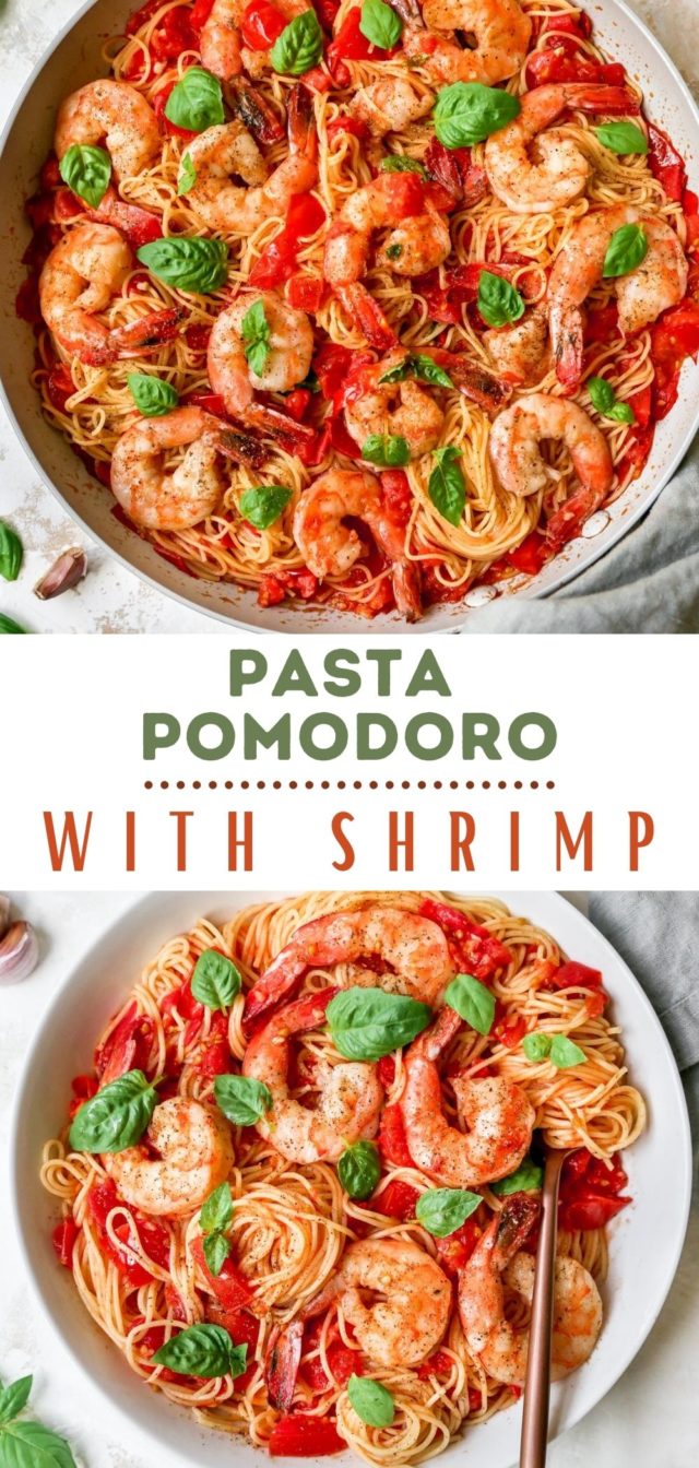 Pasta Pomodoro with Shrimp