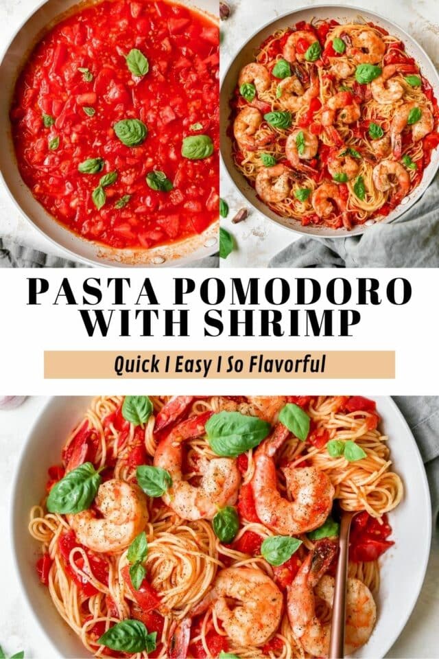 how to make Pasta Pomodoro with shrimp