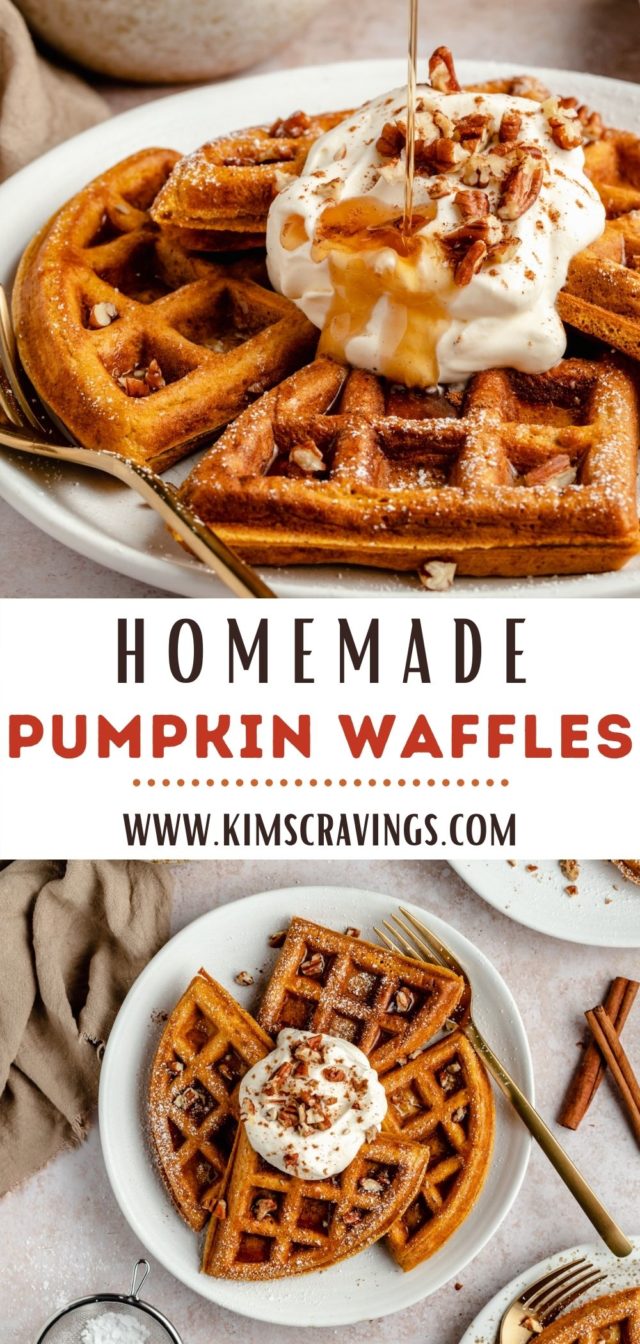 how to make pumpkin waffles