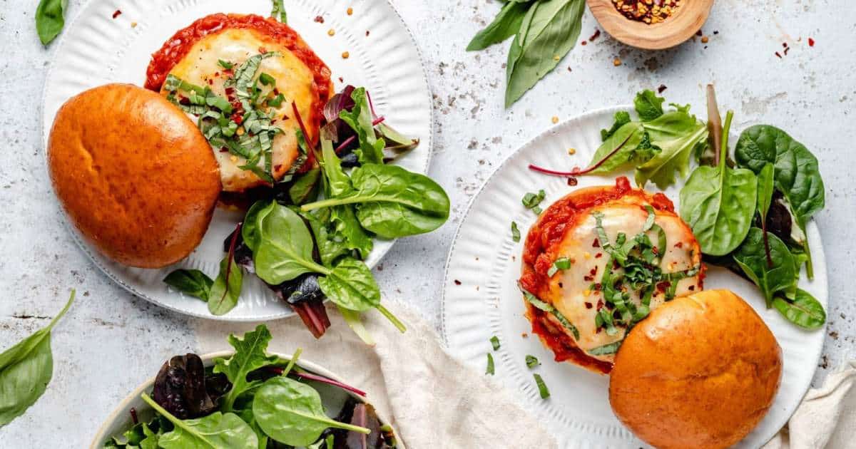 Italian Chicken Burgers - Kim's Cravings