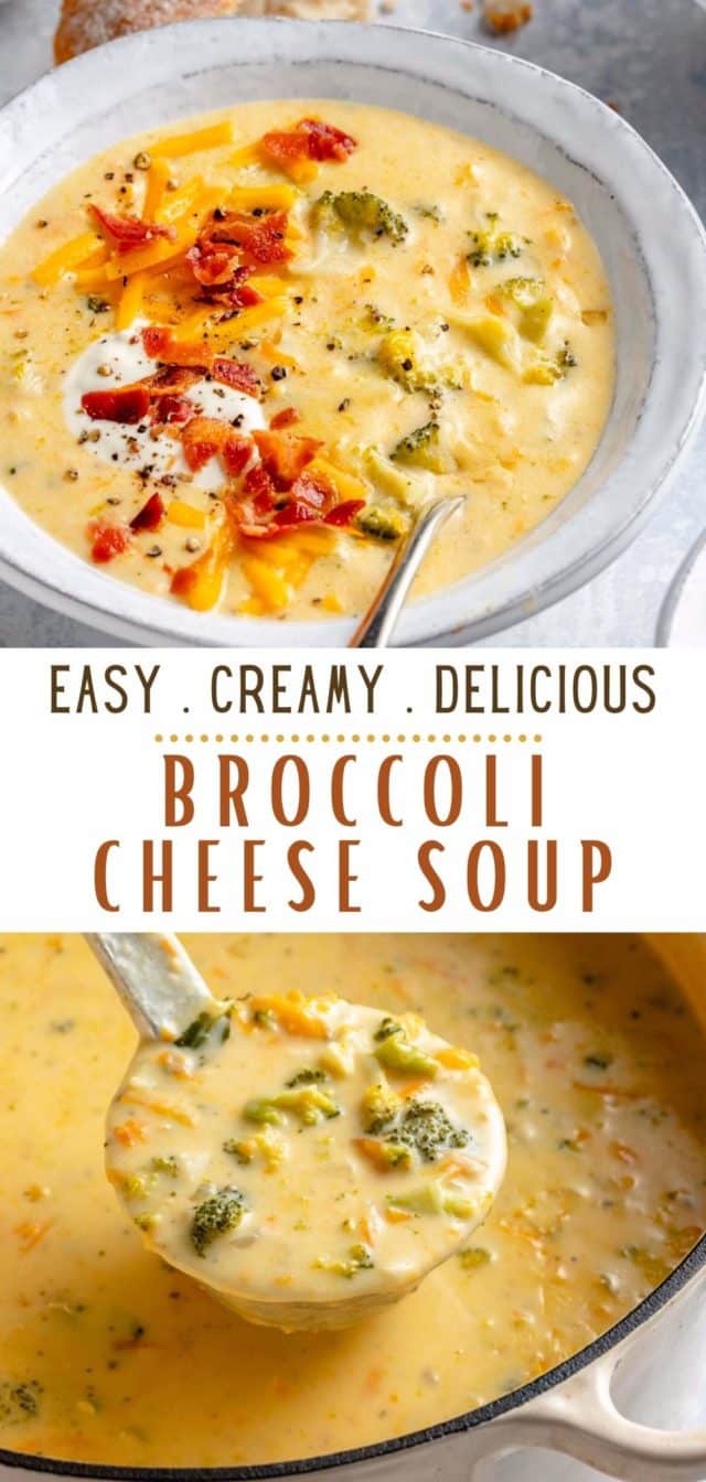 Broccoli Cheese Soup - Kim's Cravings