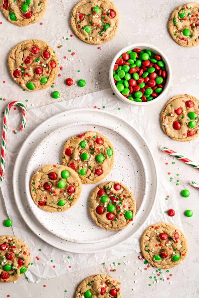 Christmas cookies on a plate