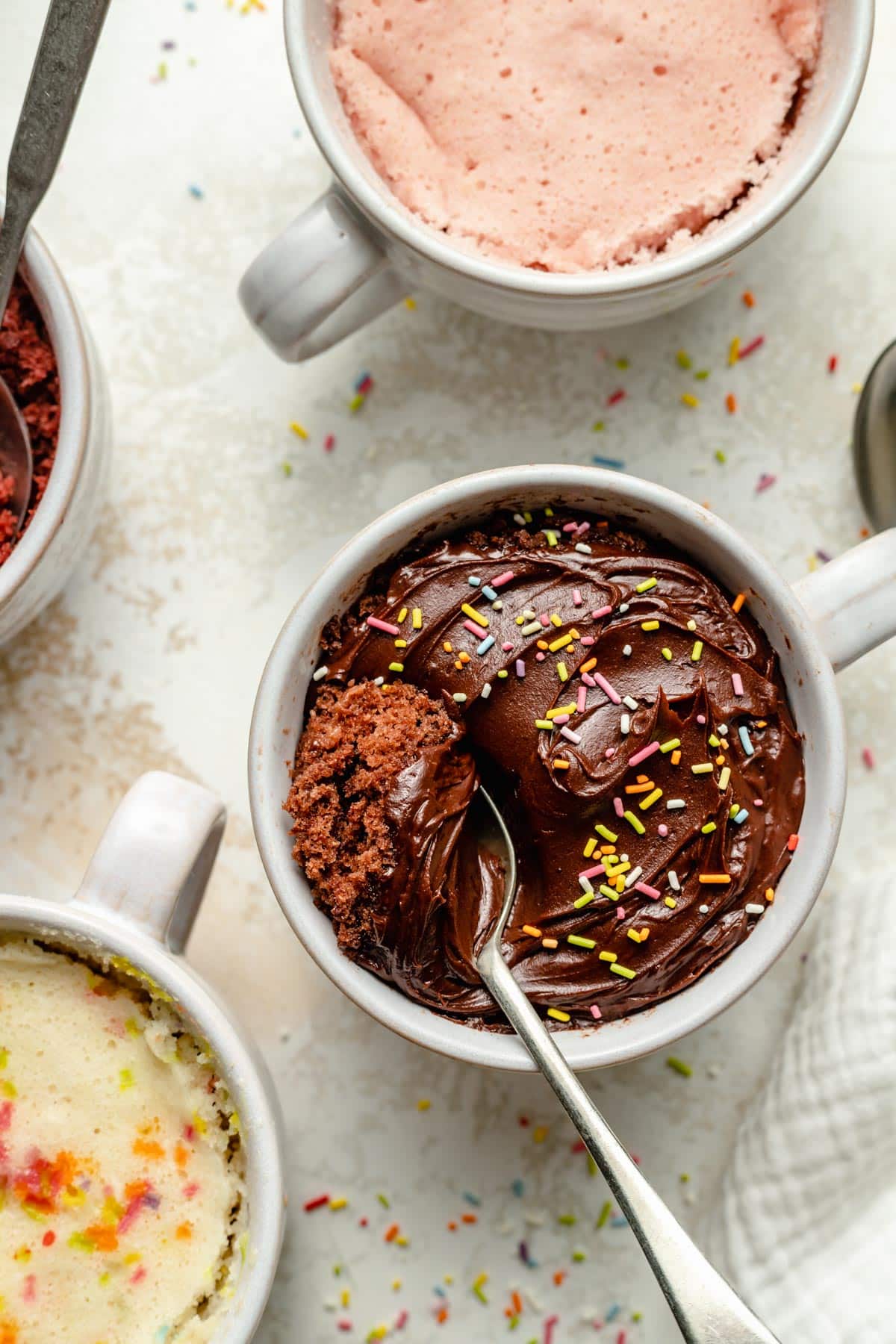 One Minute Chocolate Mug Cake | A Taste of Madness